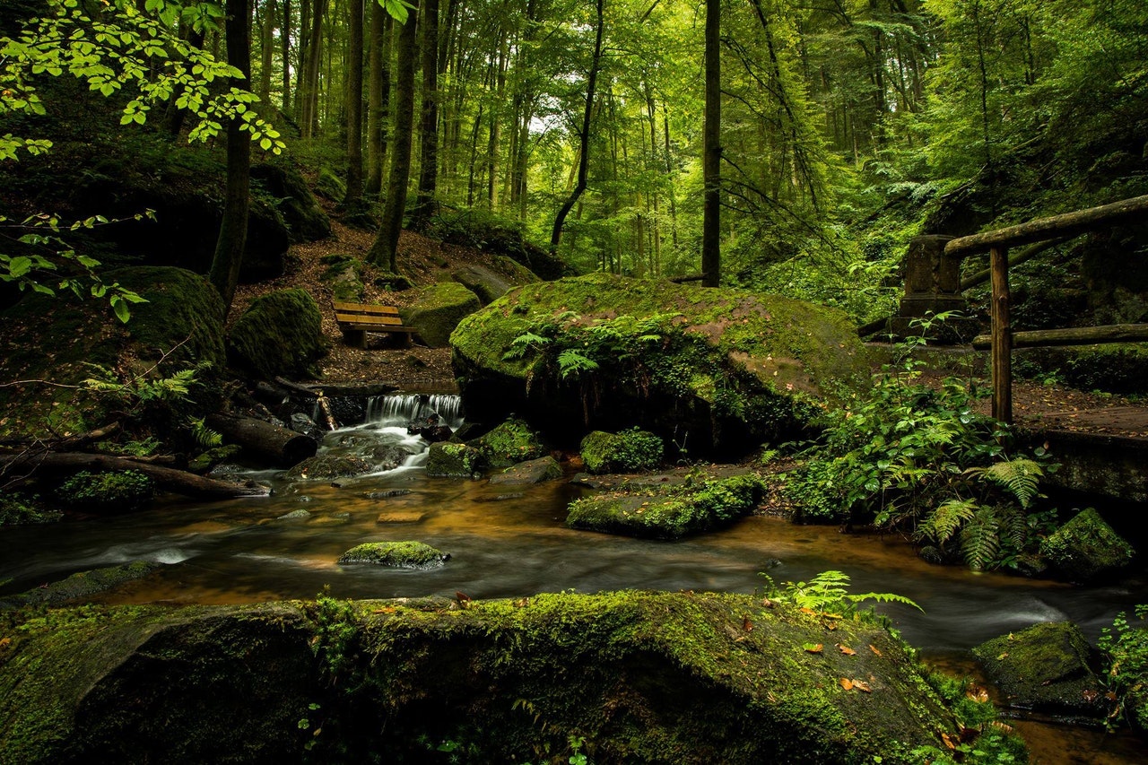 river waterfall